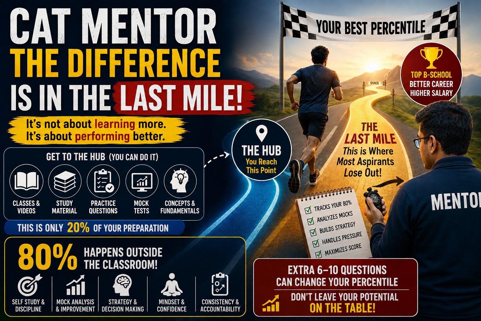 How a CAT mentor gets you through the ‘last mile’! To your highest potential