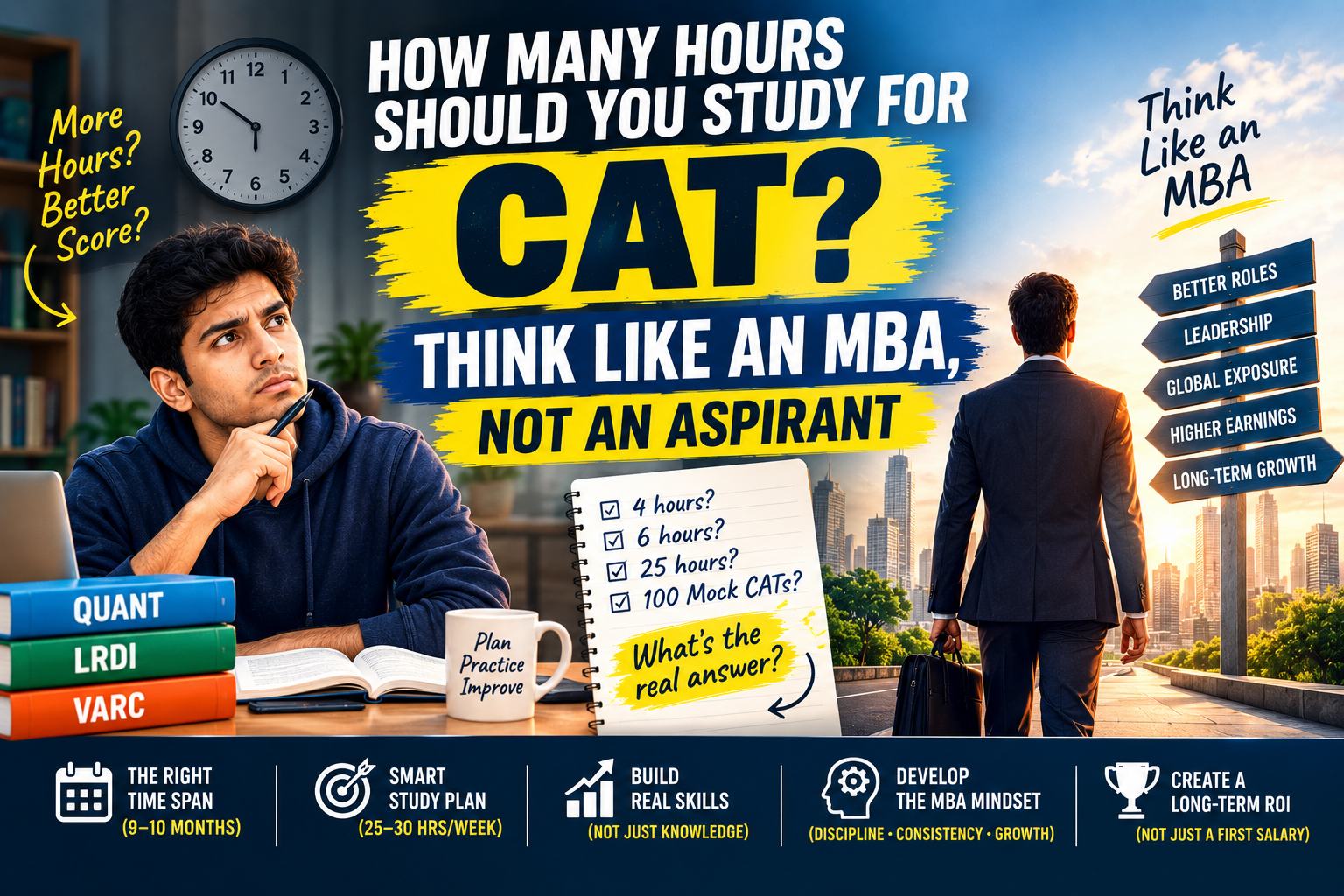 How Many Hours Should You Study for CAT? Think Like an MBA, Not an Aspirant